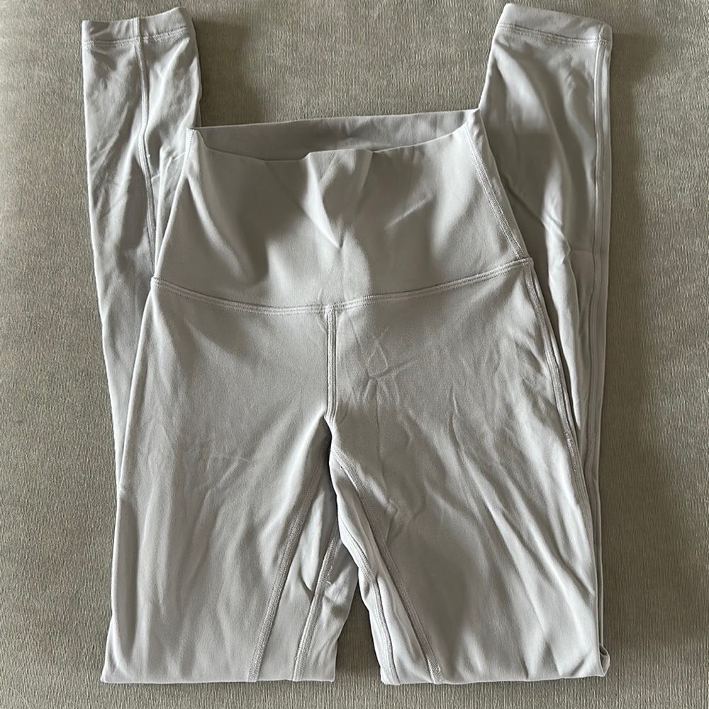 Lululemon Align 28” Double Lined Leggings - Light Grey Size 2